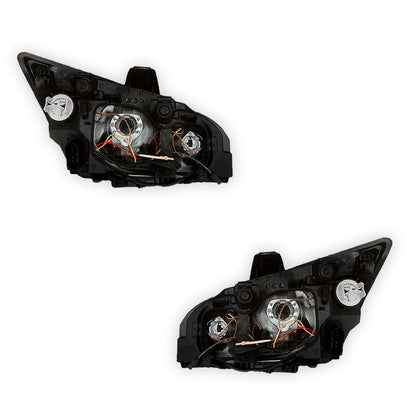 Ford Focus LS / LT (2005 - 2009) Chrome OEM Style Headlights LH + RH