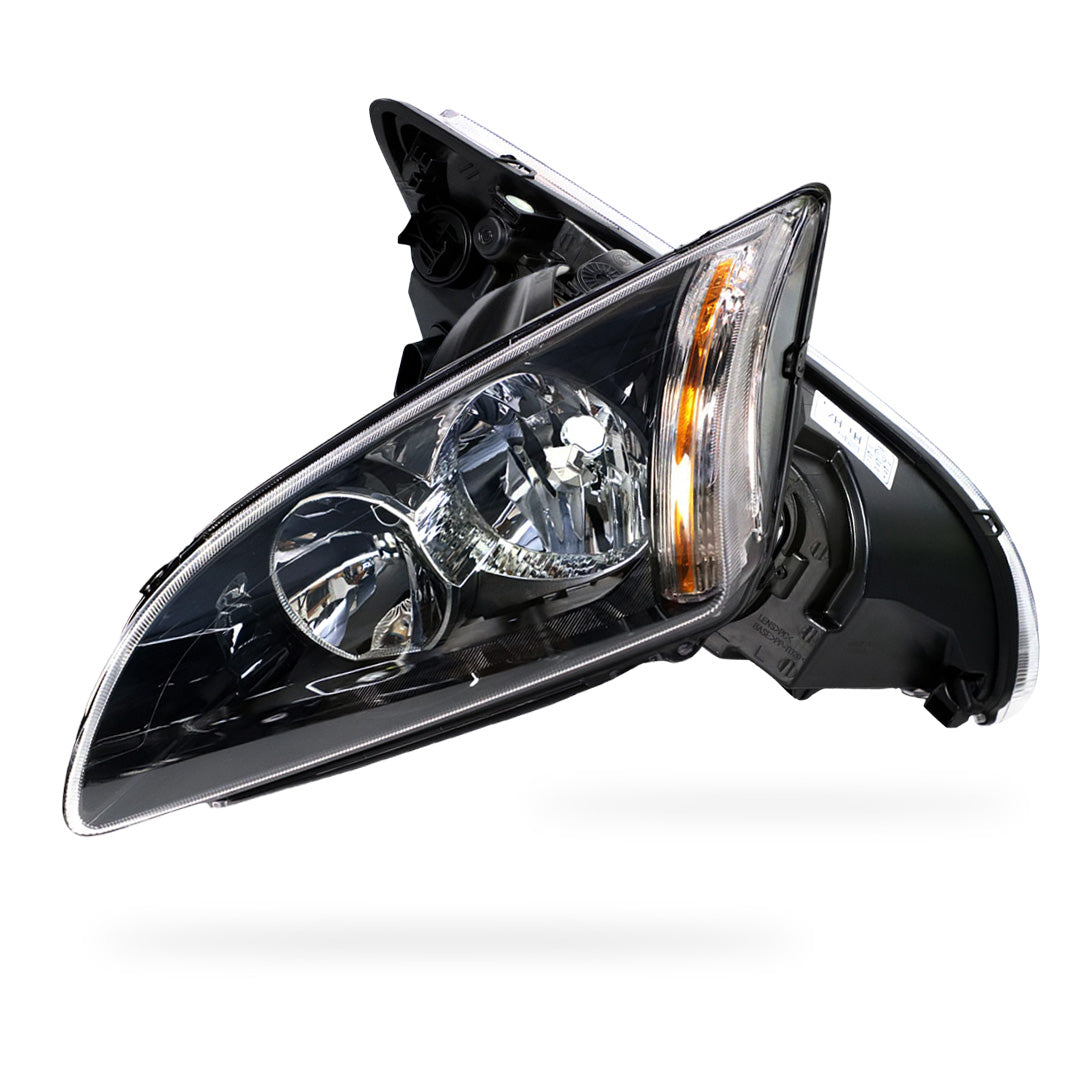 Ford Focus LS / LT (2005 - 2009) Black OEM Style Headlights LH + RH