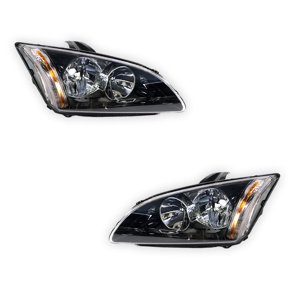 Ford Focus LS / LT (2005 - 2007) OEM Style Headlights LH + RH