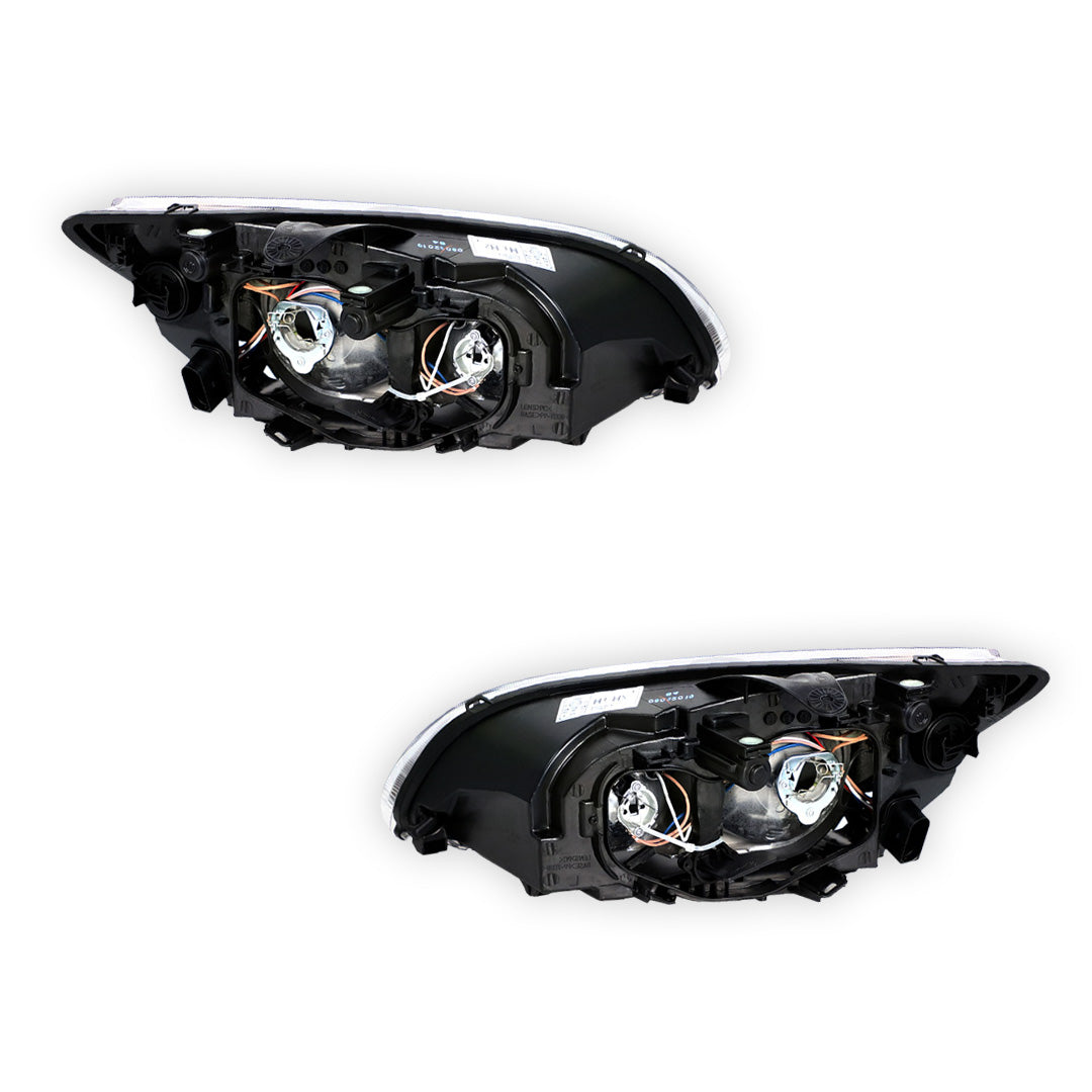 Ford Focus LS / LT (2005 - 2009) Black OEM Style Headlights LH + RH