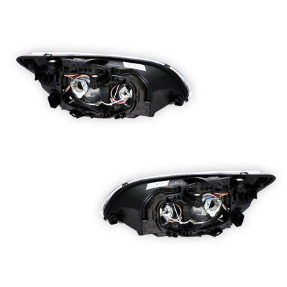 Ford Focus LS / LT (2005 - 2009) Black OEM Style Headlights LH + RH