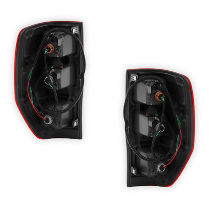 Ford Ranger PX MK3 Wildtrak (2020 - 2022) OEM Style Tail Lights With Chrome Bezel LH + RH