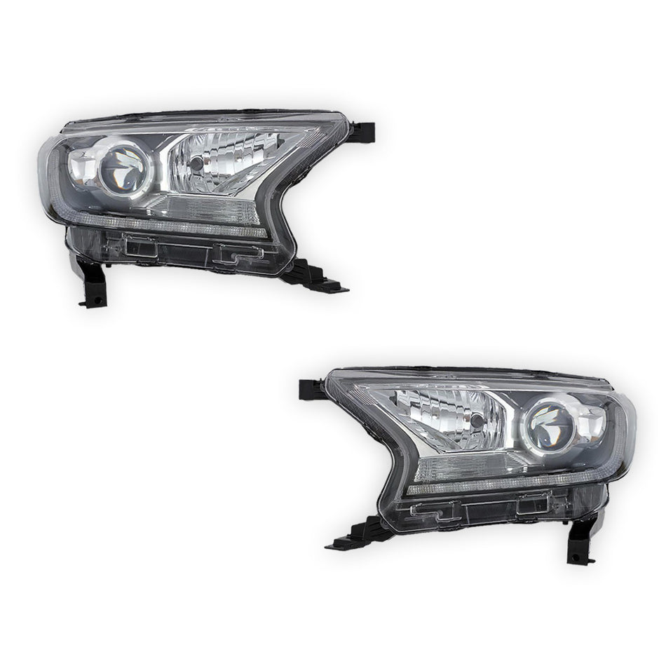 Ford Ranger PX MK3 (2018 - 2020) OEM Style Headlights LH + RH