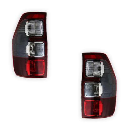 Ford Ranger PX MK3 Wildtrak (2018 - 2020) OEM Style Tail Lights With Chrome Bezel LH + RH