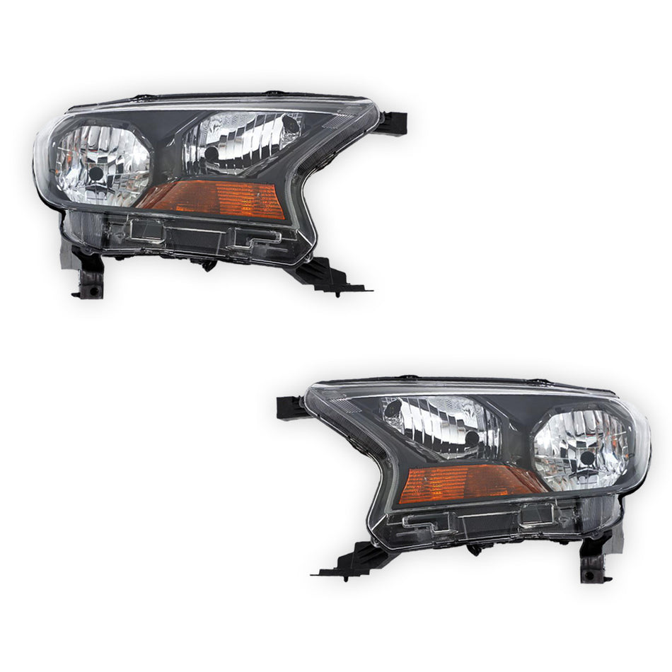 Ford Ranger PX MK3 (2018 - 2020) Non-DRL Non-Projector Headlights LH + RH