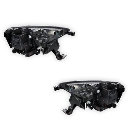 Ford Ranger PX MK2 (2015 - 2018) OEM Style Manual Adjust Non-Projector Headlights LH + RH