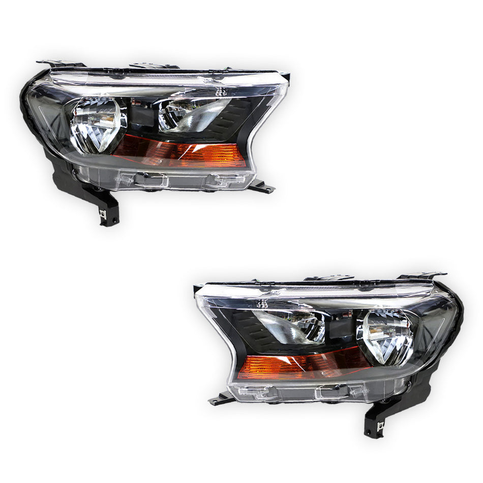 Ford Ranger PX MK2 (2015 - 2018) OEM Style Headlights LH + RH