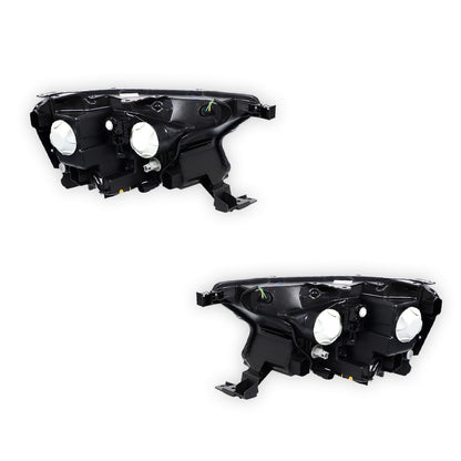Ford Ranger PX MK2 (2015 - 2018) OEM Style Electric Adjust Non-Projector Headlights LH + RH