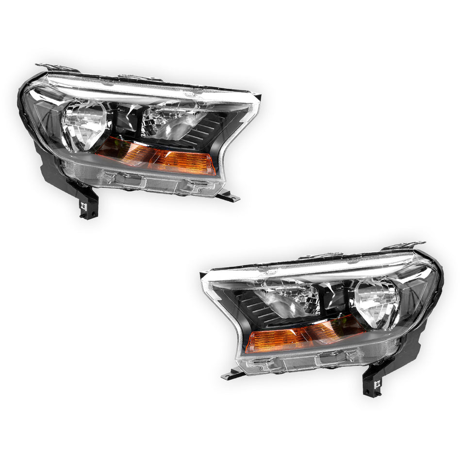 Ford Ranger PX MK2 (2015 - 2018) Genuine Headlights LH + RH
