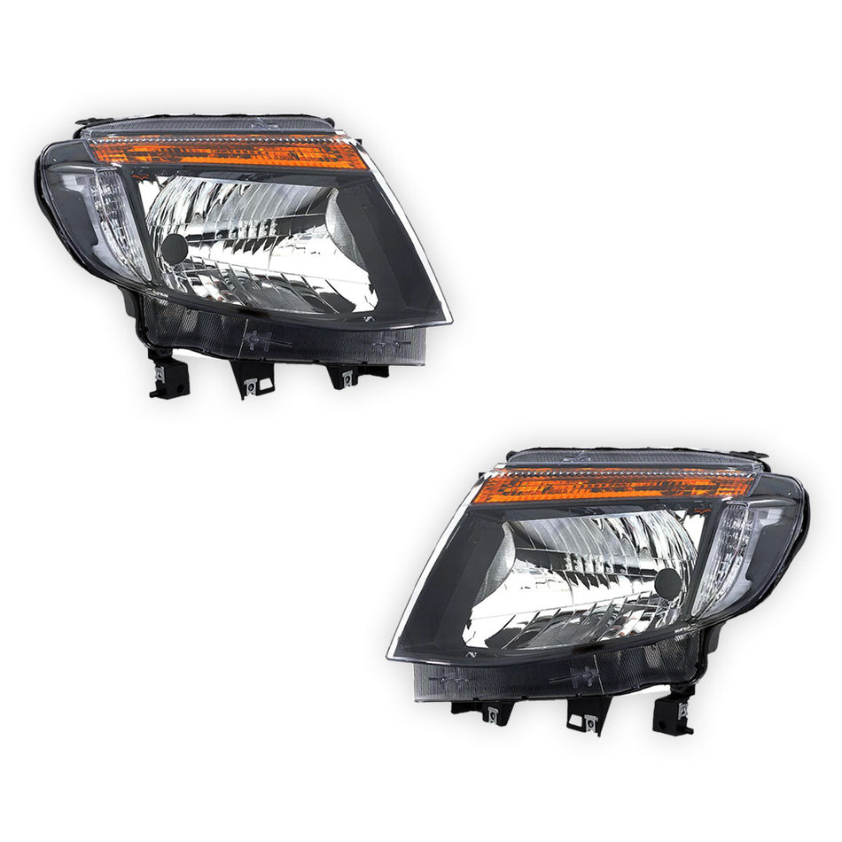 Ford Ranger PX MK1 (2011 - 2015) OEM Style Headlights LH + RH