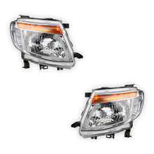 Ford Ranger PX MK1 (2011 - 2015) Chrome OEM Style Headlights LH + RH