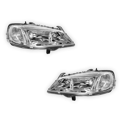 Holden Astra TS (1998 - 2005) Chrome OEM Style Headlights LH + RH