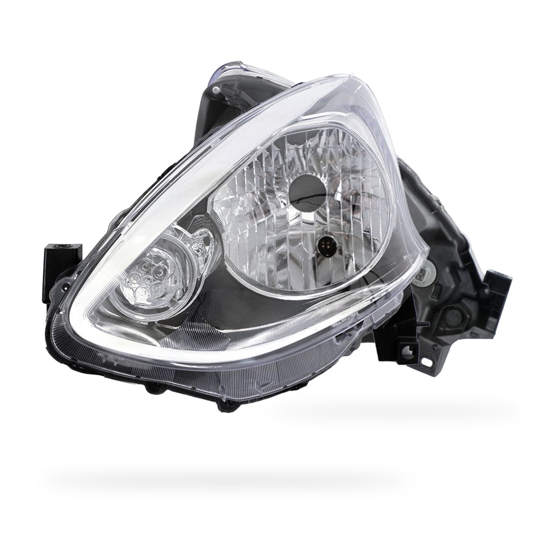Nissan Micra K13 (2015 - 2016) Black Halogen OEM Style Headlights LH + RH
