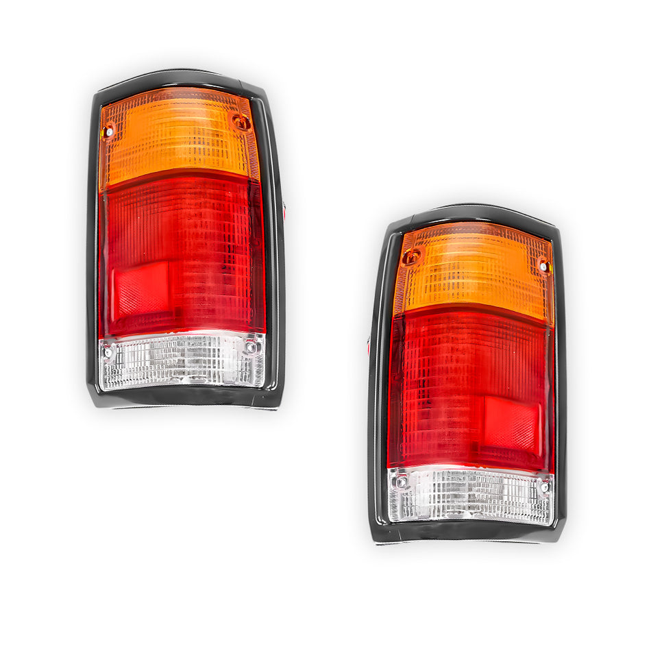 Ford Courier PC / PD (1985- 1996) Black OEM Style Tail Lights LH + RH