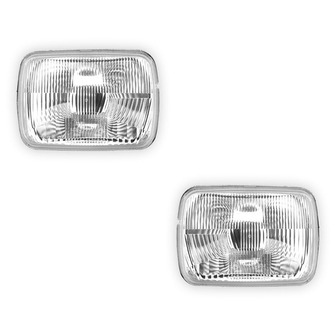 Ford Courier PC (1985 - 1996) Rectangular Plastic Halogen OEM Style Headlights LH + RH