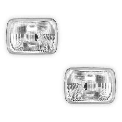 Ford Courier PC (1985 - 1996) Rectangular Plastic Halogen OEM Style Headlights LH + RH