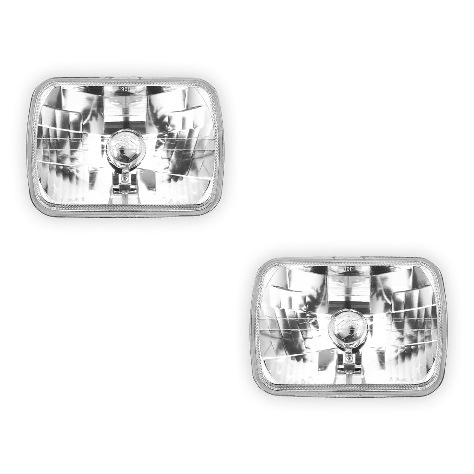 Ford Courier (1981 - 1985) Crystal Glass Halogen OEM Style Headlights LH + RH