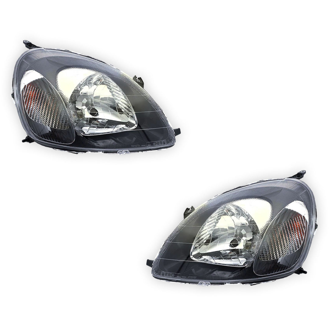 Toyota Echo NCP10 (1999 - 2002) Genuine Headlights LH + RH