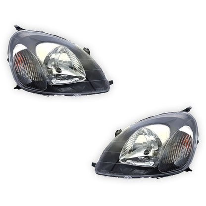Toyota Echo NCP10 (1999 - 2002) Genuine Headlights LH + RH