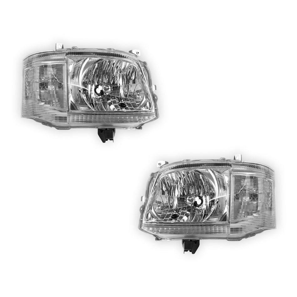 Toyota HiAce Low Roof (2010 - 2013) OEM Style Headlights LH + RH