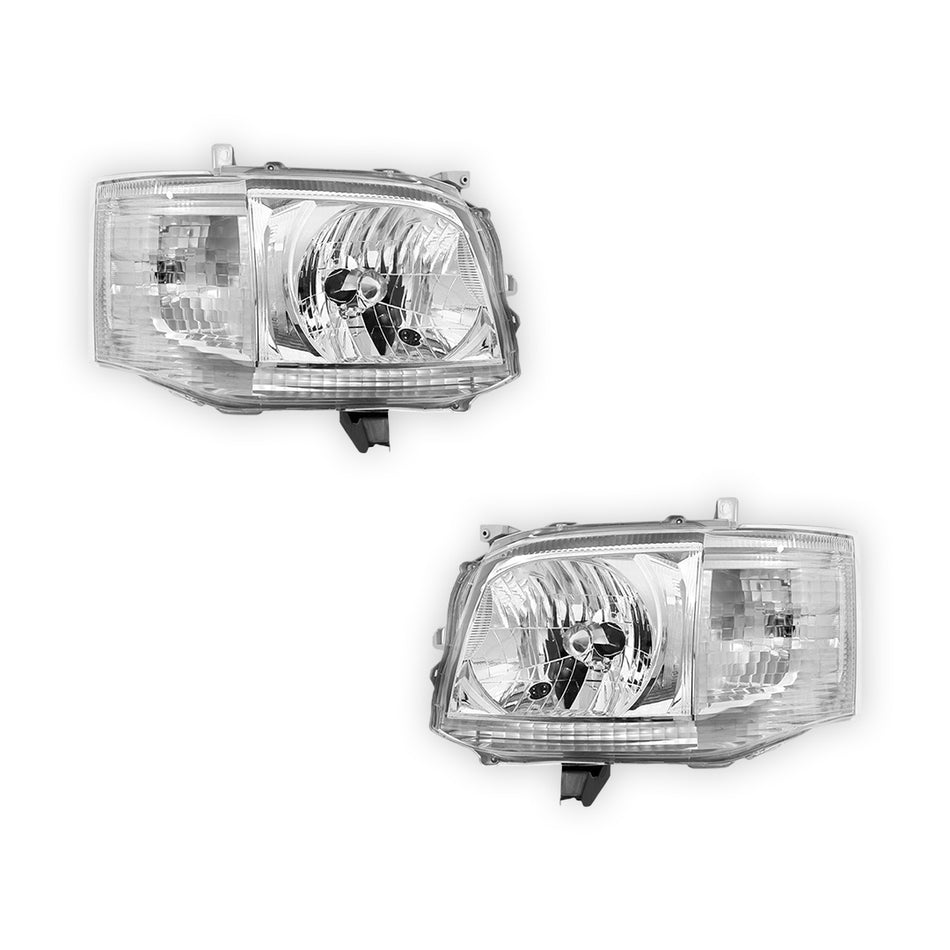 Toyota HiAce Low Roof (2010 - 2013) OEM Style Headlights LH + RH