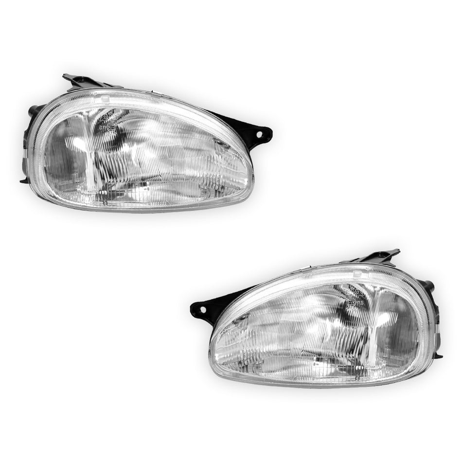 Holden Barina SB Series 2 (1997 - 2001) OEM Style Headlights LH + RH