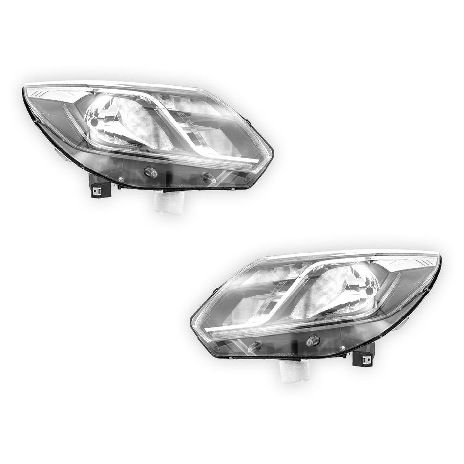 Holden Colorado Ute (2016 - 2020) OEM Style Chrome LED Headlights LH + RH