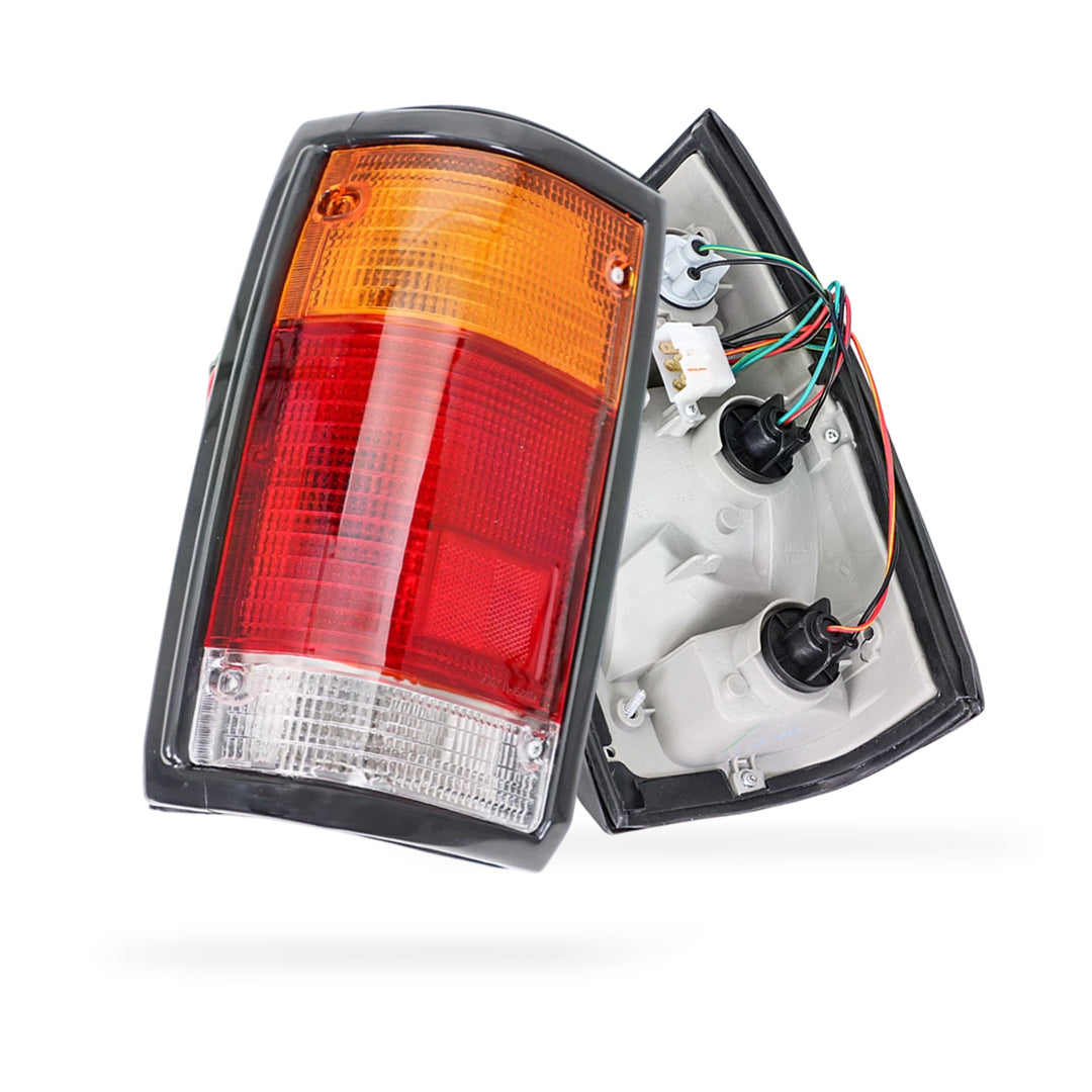 Mazda B-Series UF (1985 - 1996) OEM Style Black Tail Lights LH + RH