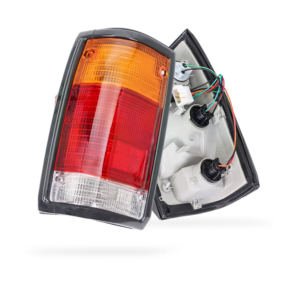 Mazda B-Series UF (1985 - 1996) OEM Style Black Tail Lights LH + RH
