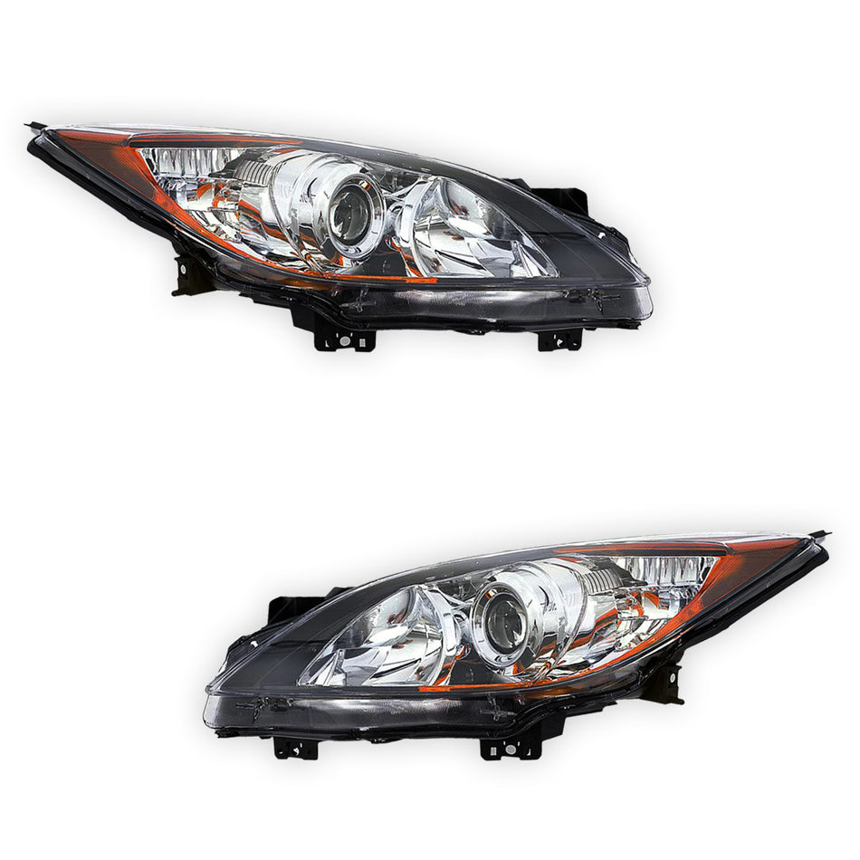 Mazda 3 BL (2009 - 2011) OEM Style Headlights LH + RH