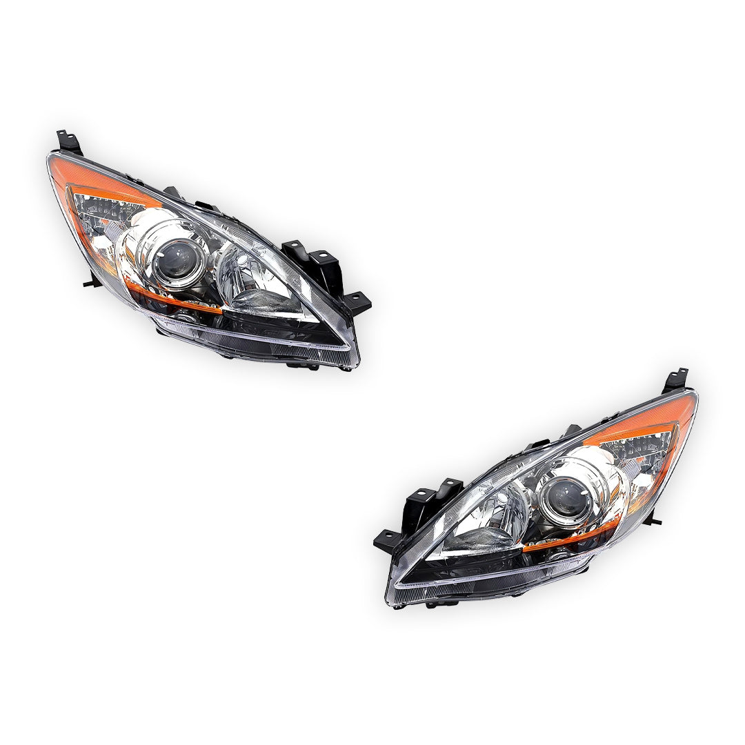 Mazda 3 BL (2011 - 2013) OEM Style Headlights LH + RH