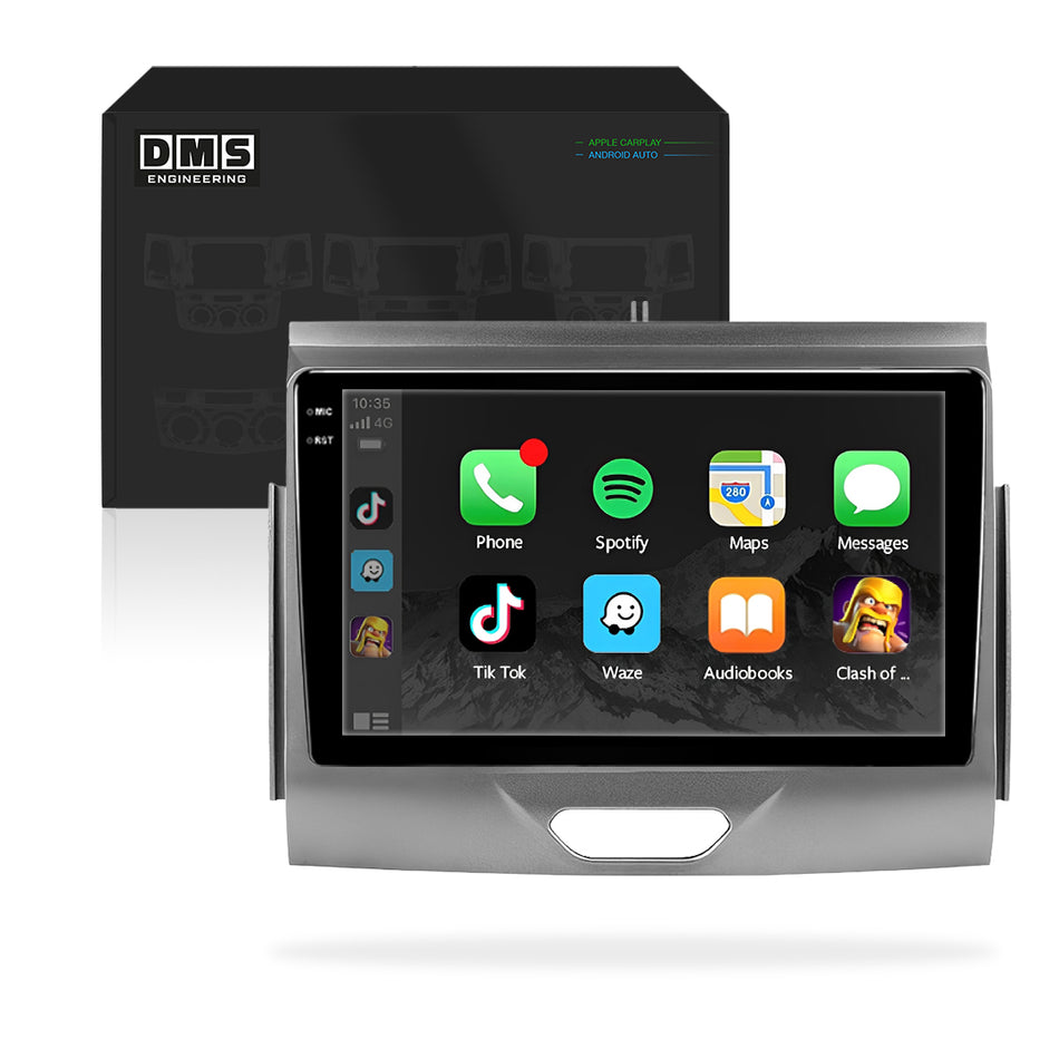 Ford Everest UA (2015 - 2022) 9" Wireless Android 15 Head Unit for Apple CarPlay / Android Auto for Factory Touchscreen