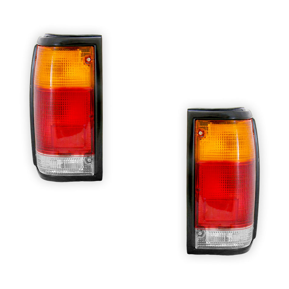 Mazda Bravo UF (1996 - 1999) OEM Style Black Tail Lights LH + RH