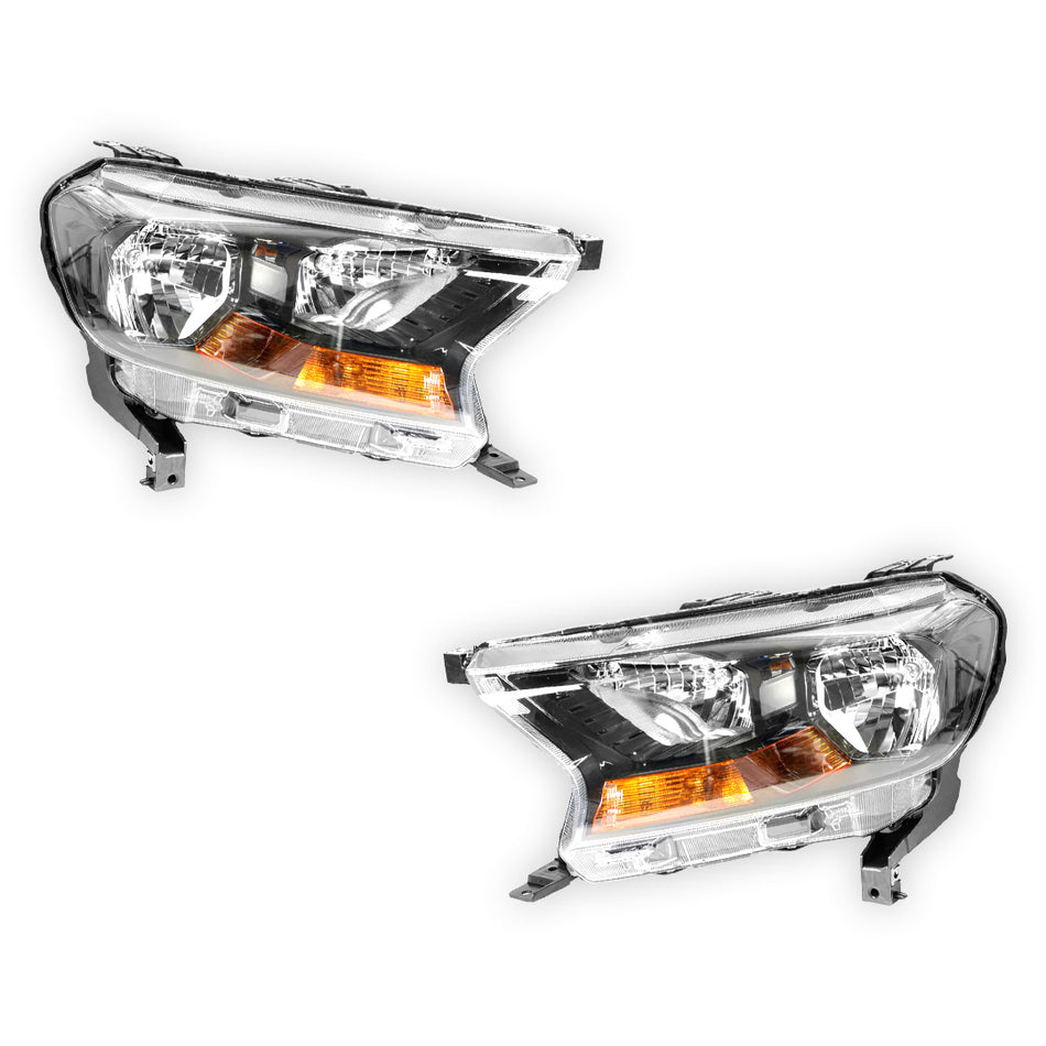 Ford Everest UA (2015 - 2019) Genuine Halogen Headlights LH + RH