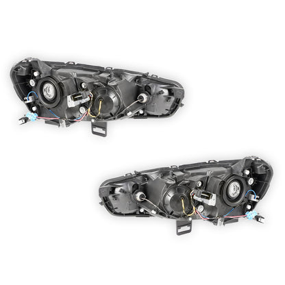 Mitsubishi Lancer CJ (2012 - 2015) OEM Non Xenon Style Headlights LH + RH
