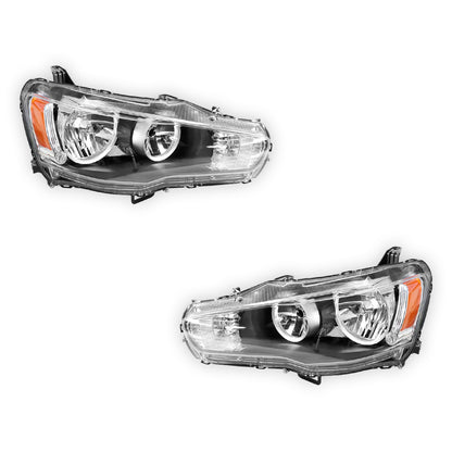Mitsubishi Lancer CJ (2008 - 2015) OEM Style Headlights LH + RH