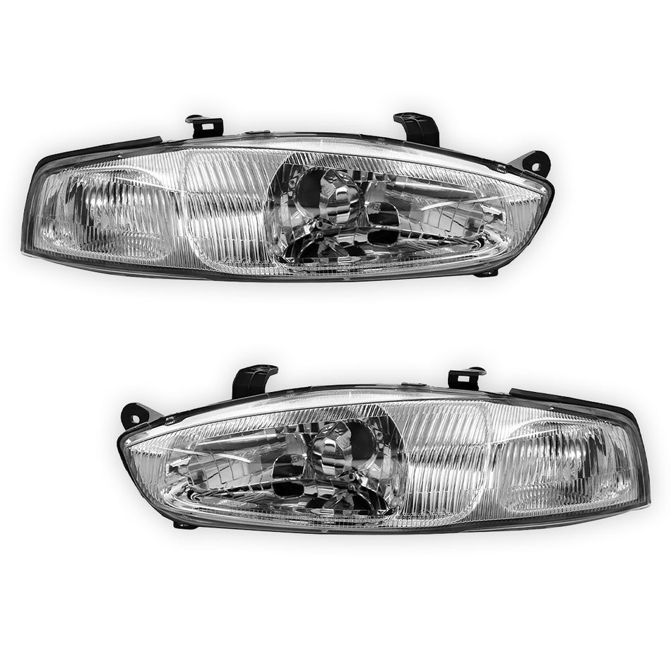 Mitsubishi Lancer CE (2001 - 2003) OEM Style Headlights LH + RH