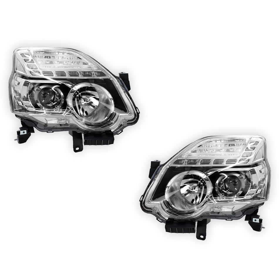 Nissan X-Trail T31 Series 2 (2010 - 2014) OEM Style Xenon Headlights LH + RH