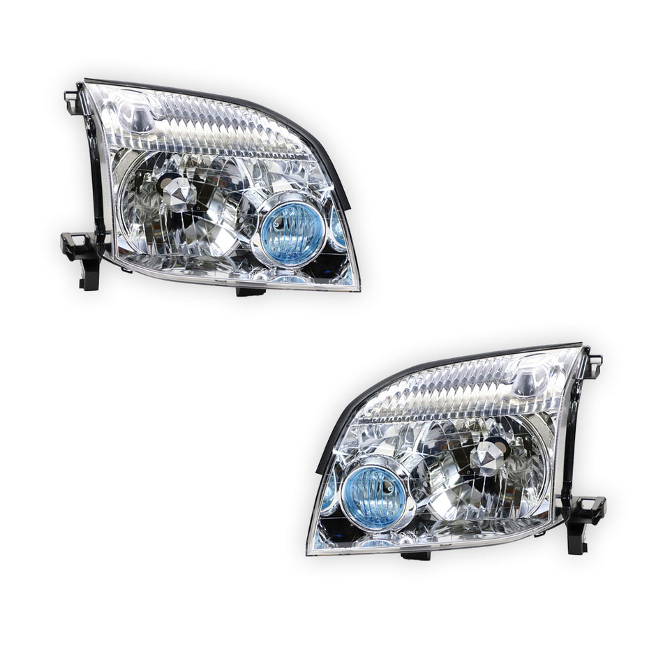 Nissan X-Trail T30 Series 2 (2003 - 2007) OEM Style Headlights LH + RH