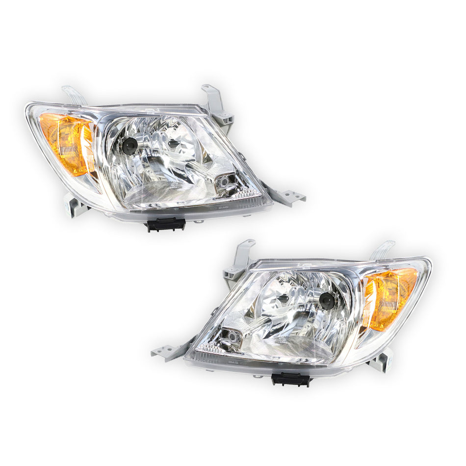 Toyota HiLux N70 (2005 - 2008) OEM Style Headlights LH + RH