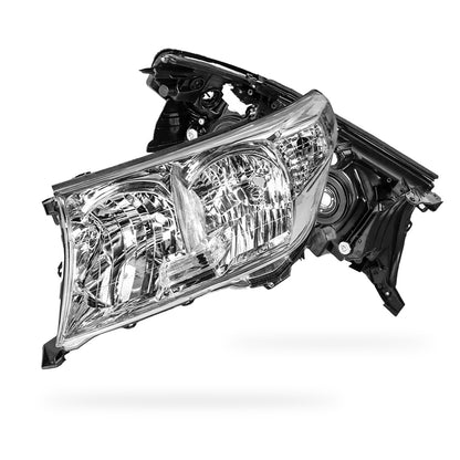 Toyota LandCruiser 200 Series (2012 - 2021) OEM Style Non-LED Non-Projector Headlights LH + RH