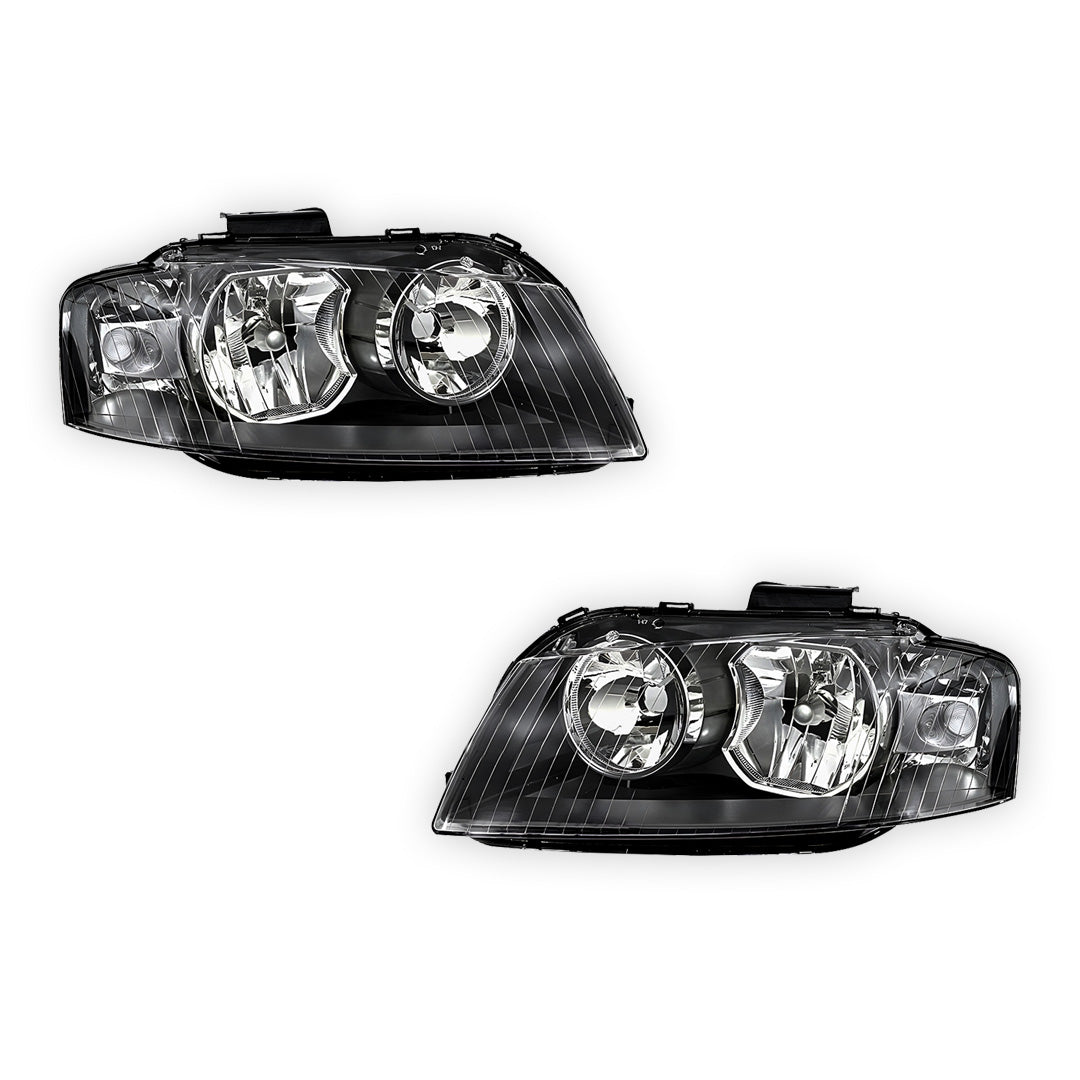 Audi A3 8P (2004 - 2008) OEM Style Non Xenon Headlights LH + RH