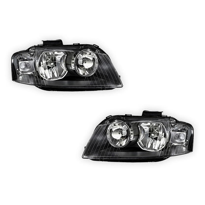 Audi A3 8P (2004 - 2008) OEM Style Non Xenon Headlights LH + RH