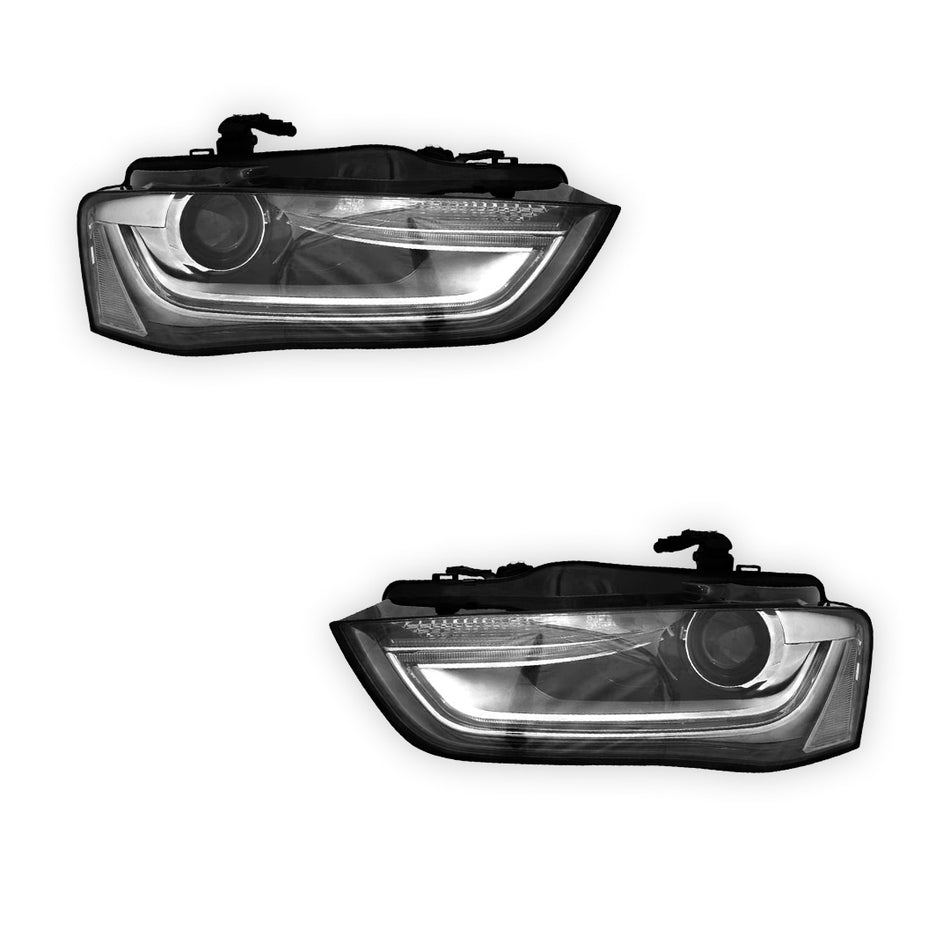 Audi A4 B8 (2012 - 2016) Xenon Non-Adaptive OEM Style Headlights LH + RH