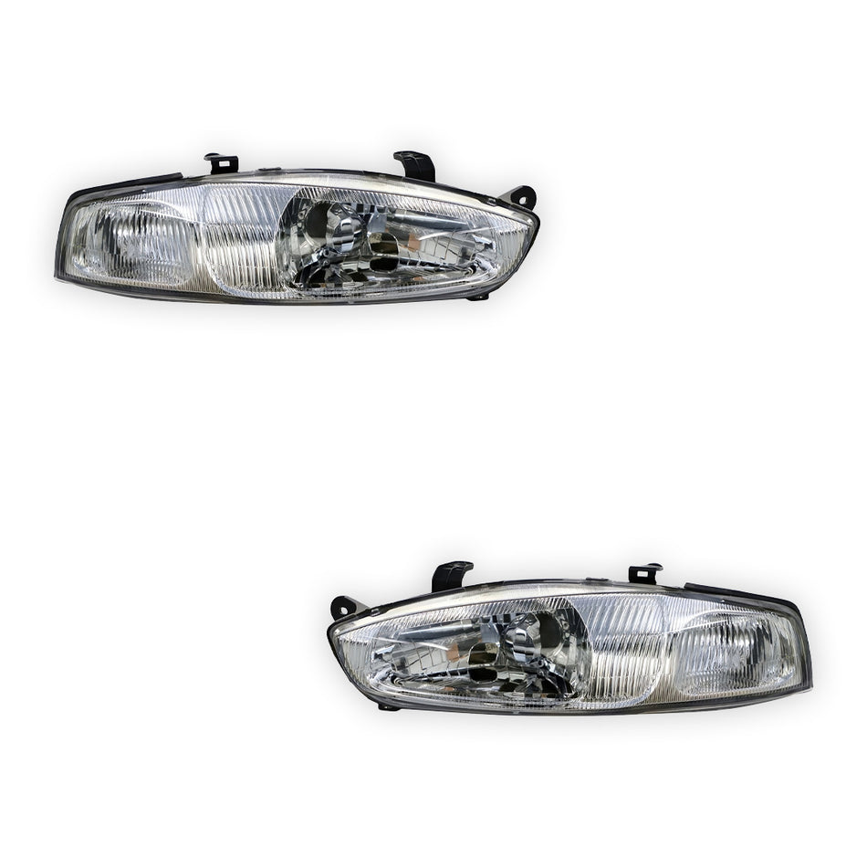 Mitsubishi Mirage CE2 (1998 - 1999) OEM Style Headlights LH + RH