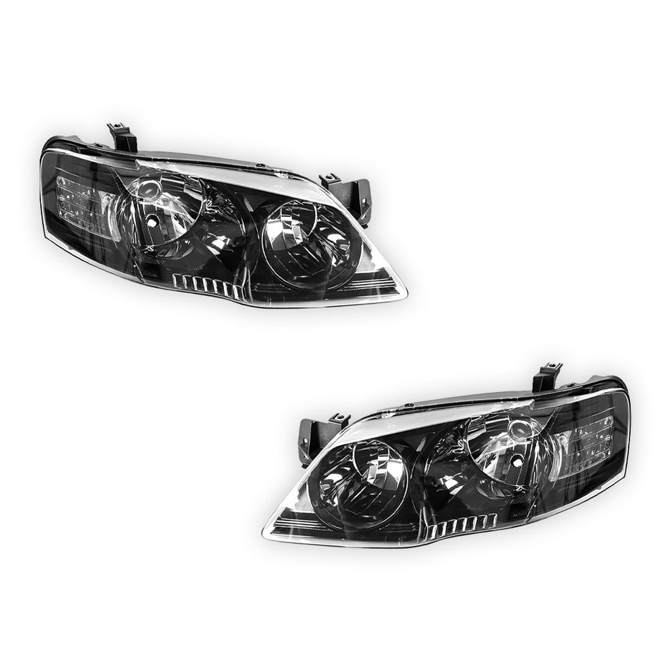 Ford Falcon BF Series 3 (2008 - 2011) OEM Style Headlights LH + RH