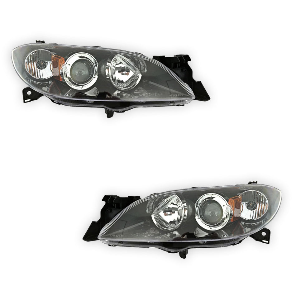 Mazda 3 BK' Series 1 (2003 - 2006) OEM Style Headlights LH + RH