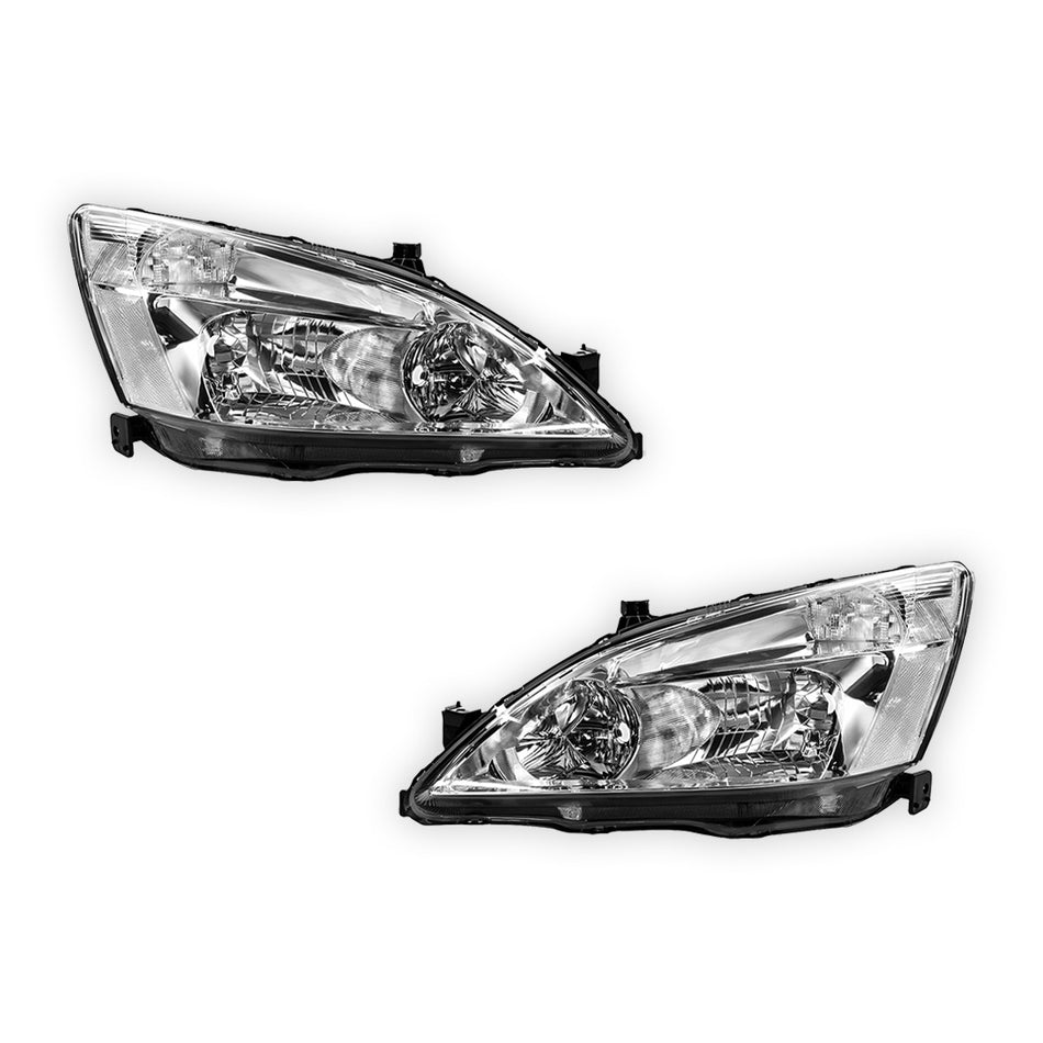 Honda Accord CM Series 2 (2006 - 2008) OEM Style Headlights LH + RH