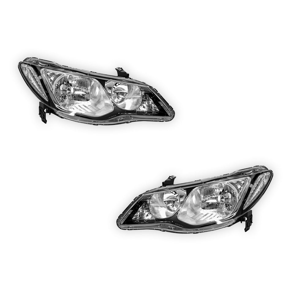 Honda Civic FD (2006 - 2008) OEM Style Headlights LH + RH