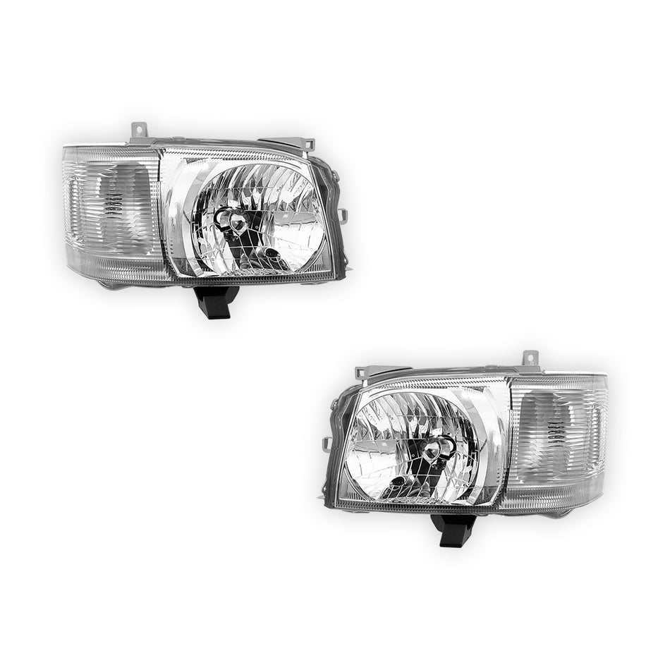 Toyota HiAce Low Roof (2005 - 2010) OEM Style Headlights LH + RH